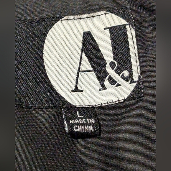 A & I large coat women's black with removable hood - Picture 3 of 5